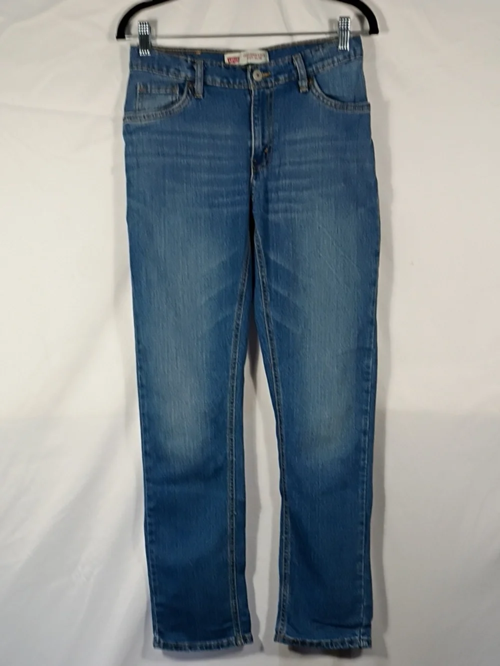 EUC Levi's Performance 511 Slim Light Wash Jeans Girls Size 16 Reg W28 L30